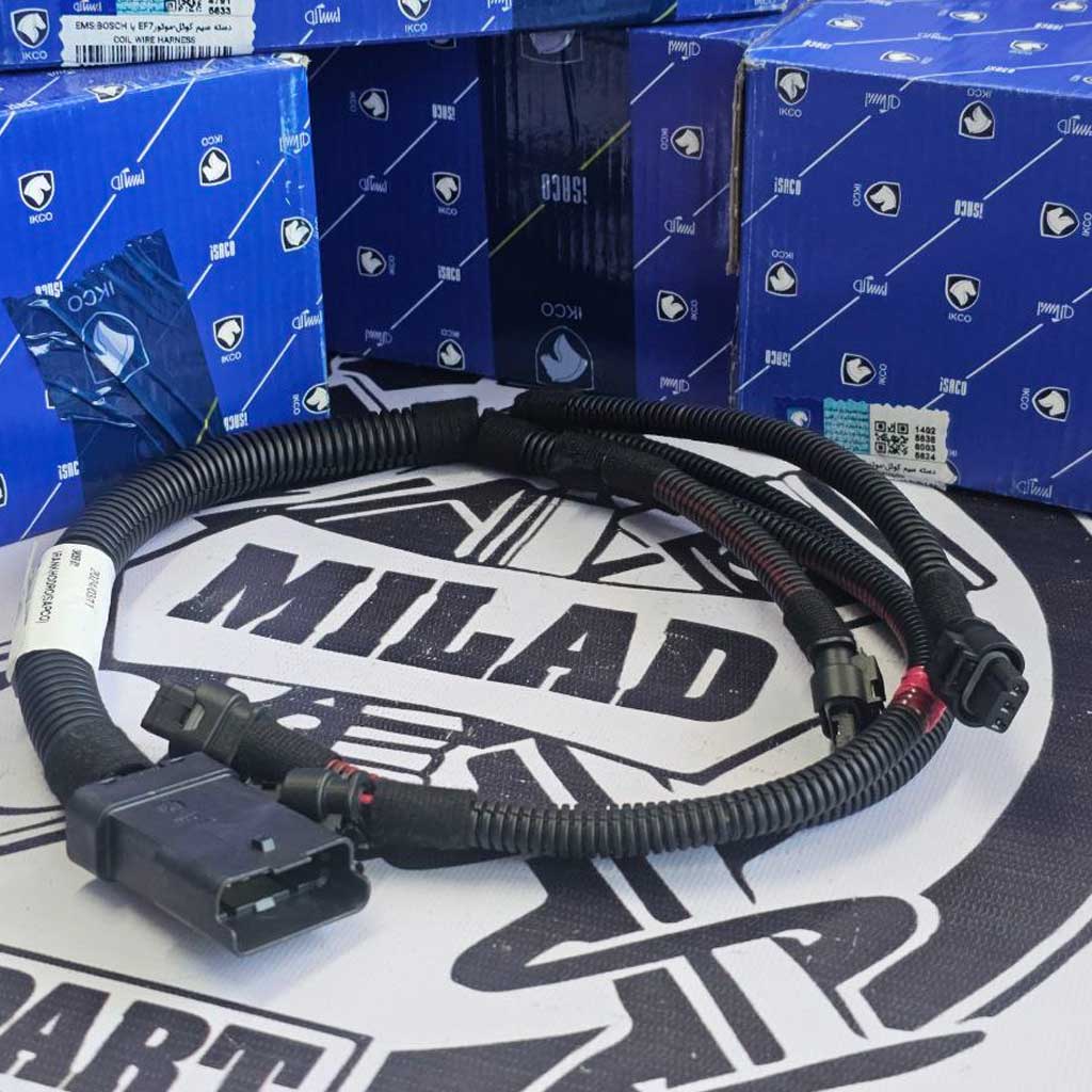 دسته سیم کوئل ef7  و دنا  شش فیش ایساکو