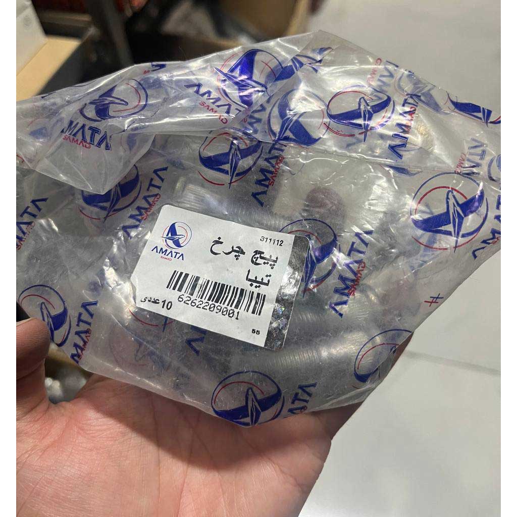 پیچ چرخ تیبا بسته ۱۰عددی